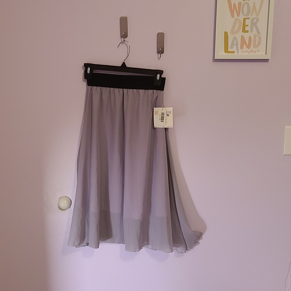 NWT Lularoe Lola Skirt XXS lavender